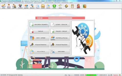 Software ordem de serviço de refrigeração v2.0 - Fpqsystem 659802