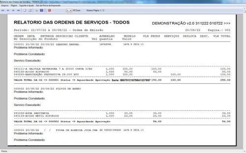 Software ordem de serviço de refrigeração v2.0 - Fpqsystem 659809