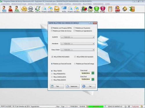 Software Ordem de Serviço Marmoraria com Vendas e Financeiro v4.8 - Fpqsystem 682831