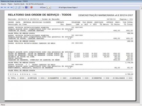 Software Ordem de Serviço Marmoraria com Vendas e Financeiro v4.8 682832