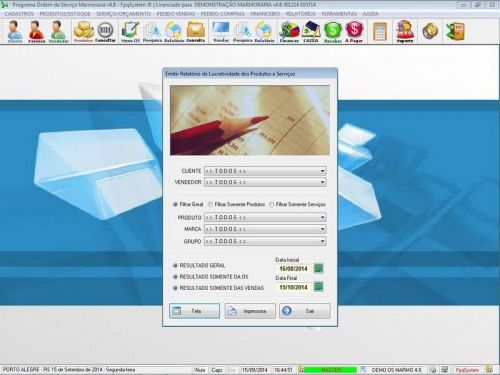 Software Ordem de Serviço Marmoraria com Vendas e Financeiro v4.8 - Fpqsystem 682839