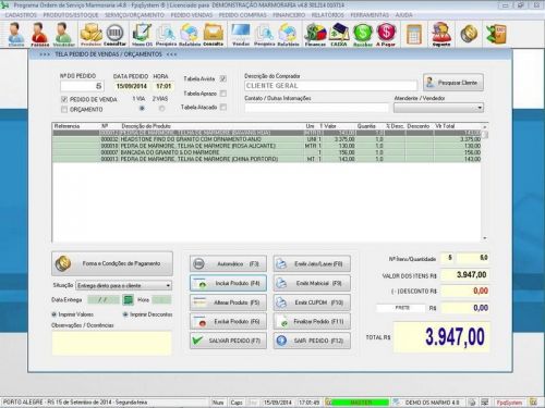 Software Ordem de Serviço Marmoraria com Vendas e Financeiro v4.8 - Fpqsystem 682842