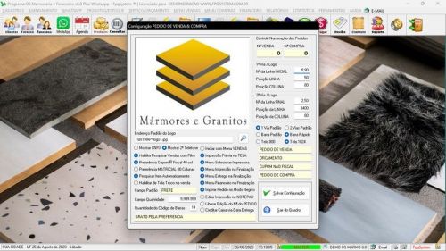 Software Ordem de Serviço Marmoraria  Vendas  Financeiro v6.8 Whatsapp 682951