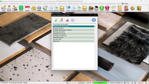 Software Ordem de Serviço Marmoraria  Vendas  Financeiro v6.8 Whatsapp 682952