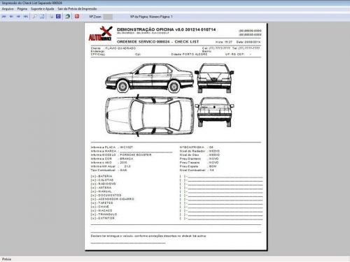 Software Ordem de Serviço para Oficina Mecânica com Check List Vendas Estoque e Financeiro v5.0 Plus - Fpqsystem 660351
