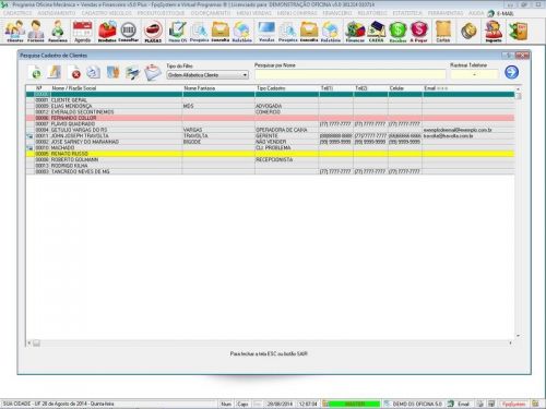 Software Ordem de Serviço para Oficina Mecânica com Check List Vendas Estoque e Financeiro v5.0 Plus - Fpqsystem 660355