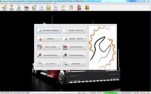 Software Ordem de Serviço para Oficina Mecânica de Caminhão v1.2 - Fpqsystem 660833