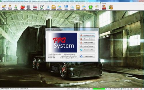 Software Ordem de Serviço para Oficina Mecânica de Caminhão v3.2 - Fpqsystem 661287