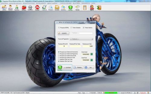 Software Ordem de Serviço para Oficina Mecânica de Moto Estoque v2.1 - Fpqsystem 661204