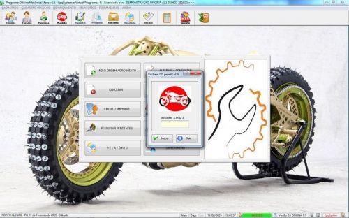 Software Ordem de Serviço para Oficina Mecânica de Moto v1.1 - Fpqsystem 661063