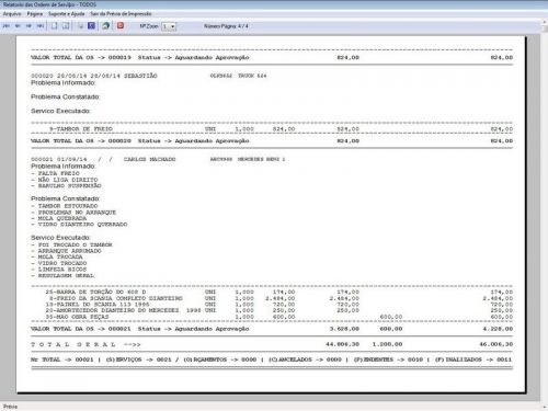 Software Ordem de Serviço para Oficina Mecânica para Caminhão com Check List Vendas Estoque e Financeiro v5.2 Plus - Fpqsystem 661224