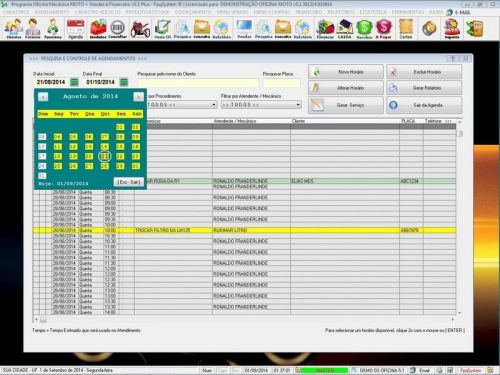 Software Ordem de Serviço para Oficina Mecânica para Moto com Check List Vendas Estoque e Financeiro v5.1 - Fpqsystem 660947