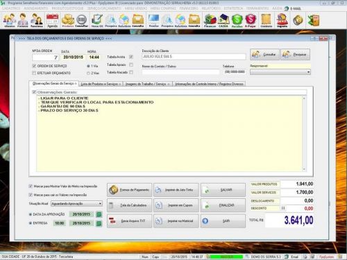 Software Ordem de Serviço Serralheria com Vendas e Financeiro e Agendamento v5.3 682393