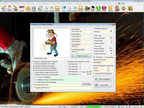 Software Ordem de Serviço Serralheria com Vendas e Financeiro e Agendamento v5.3 - Fpqsystem 682407