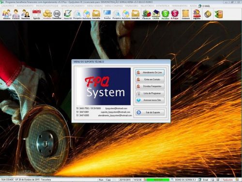 Software Ordem de Serviço Serralheria com Vendas e Financeiro e Agendamento v5.3 - Fpqsystem 682409