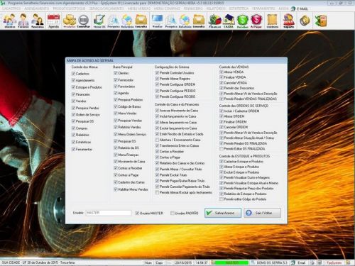 Software Ordem de Serviço Serralheria com Vendas e Financeiro e Agendamento v5.3 - Fpqsystem 682410