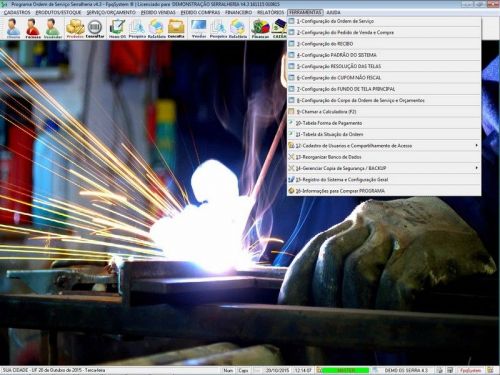 Software Ordem de Serviço Serralheria com Vendas e Financeiro v4.3 - Fpqsystem 682351