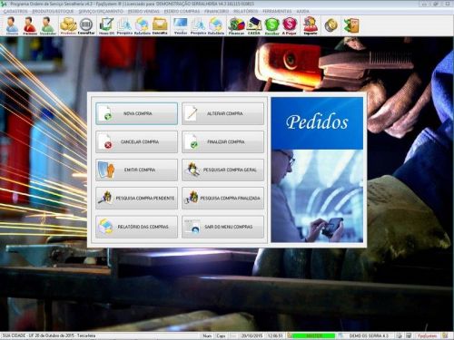 Software Ordem de Serviço Serralheria com Vendas e Financeiro v4.3 - Fpqsystem 682362