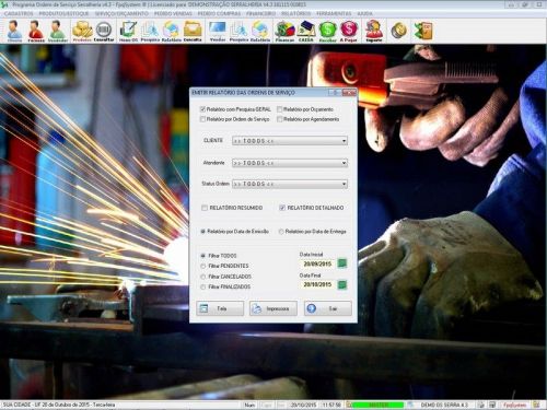 Software Ordem de Serviço Serralheria com Vendas e Financeiro v4.3 682364