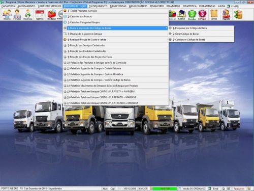 Software Os Oficina Mecânica Caminhão com Check List Vendas Estoque e Financeiro v6.2 Plus - Fpqsystem 661137