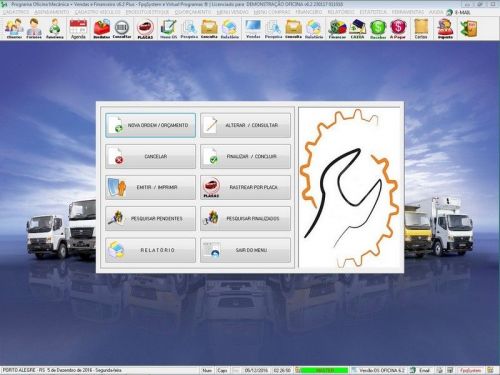 Software Os Oficina Mecânica Caminhão com Check List Vendas Estoque e Financeiro v6.2 Plus - Fpqsystem 661148