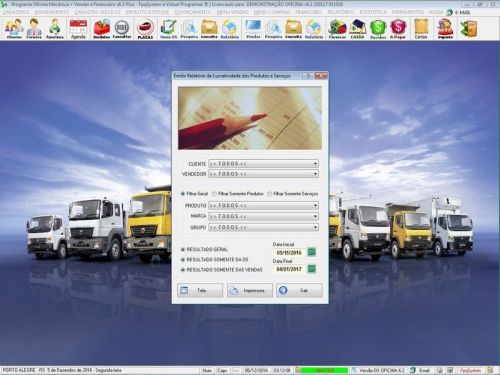 Software Os Oficina Mecânica Caminhão com Check List Vendas Estoque e Financeiro v6.2 Plus - Fpqsystem 661151