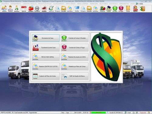 Software Os Oficina Mecânica Caminhão com Check List Vendas Estoque e Financeiro v6.2 Plus - Fpqsystem 661153