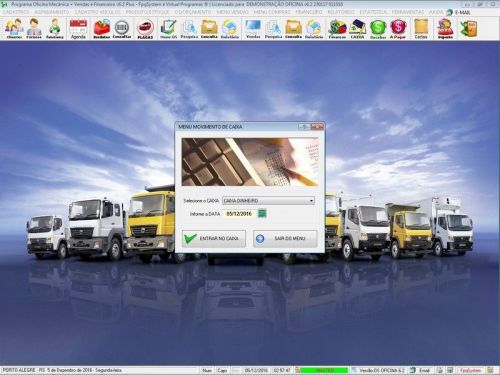 Software Os Oficina Mecânica Caminhão com Check List Vendas Estoque e Financeiro v6.2 Plus - Fpqsystem 661154