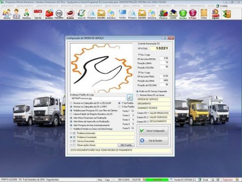 Software Os Oficina Mecânica Caminhão com Check List Vendas Estoque e Financeiro v6.2 Plus  Whatsapp - Fpqsystem 661155