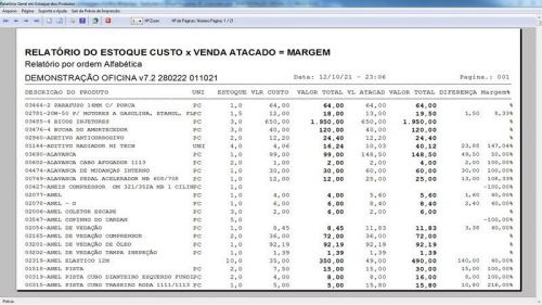 Programa Os Oficina Mecânica com Caminhão  Check List Vendas Estoque e Financeiro v7.2 Plus  - Fpqsystem 655018