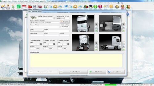 Programa Os Oficina Mecânica com Caminhão  Check List Vendas Estoque e Financeiro v7.2 Plus  - Fpqsystem 655019