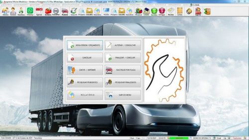Programa Os Oficina Mecânica com Caminhão  Check List Vendas Estoque e Financeiro v7.2 Plus  - Fpqsystem 655020