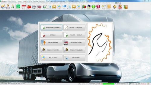 Programa Os Oficina Mecânica com Caminhão  Check List Vendas Estoque e Financeiro v7.2 Plus  - Fpqsystem 655020