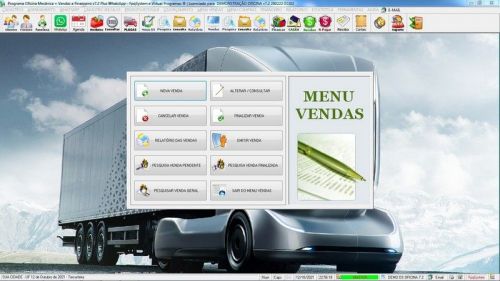Programa Os Oficina Mecânica com Caminhão  Check List Vendas Estoque e Financeiro v7.2 Plus  - Fpqsystem 655025