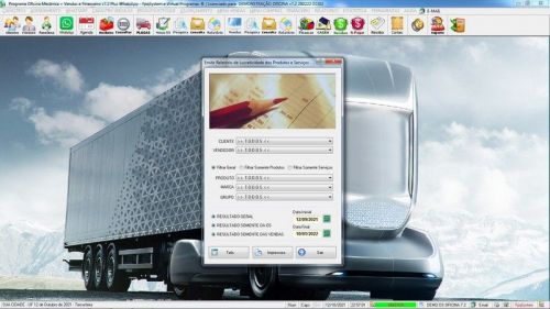 Programa Os Oficina Mecânica com Caminhão  Check List Vendas Estoque e Financeiro v7.2 Plus  - Fpqsystem 655026