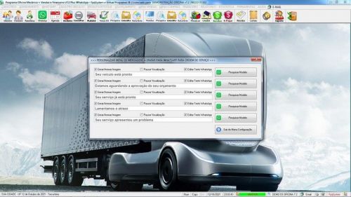 Programa Os Oficina Mecânica com Caminhão  Check List Vendas Estoque e Financeiro v7.2 Plus  - Fpqsystem 655030