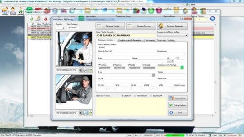 Software Os Oficina Mecânica com Caminhão Check List Vendas Estoque e Financeiro v7.2 Plus - Fpqsystem 661081