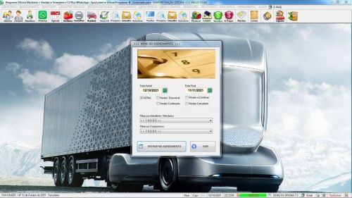 Software Os Oficina Mecânica com Caminhão Check List Vendas Estoque e Financeiro v7.2 Plus - Fpqsystem 661082