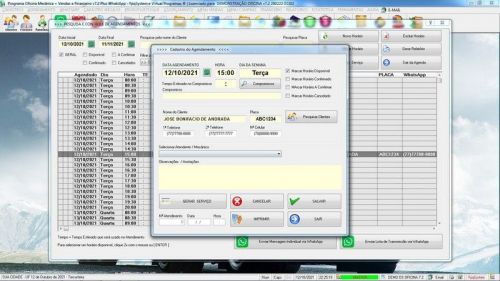 Software Os Oficina Mecânica com Caminhão Check List Vendas Estoque e Financeiro v7.2 Plus - Fpqsystem 661084