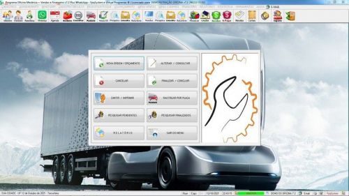 Software Os Oficina Mecânica com Caminhão Check List Vendas Estoque e Financeiro v7.2 Plus - Fpqsystem 661088