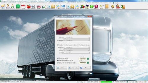Software Os Oficina Mecânica com Caminhão Check List Vendas Estoque e Financeiro v7.2 Plus - Fpqsystem 661095