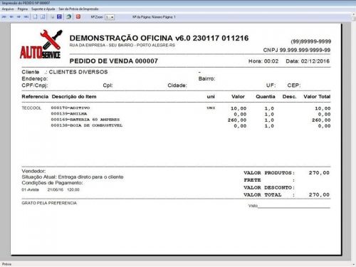 Software Os Oficina Mecânica com Check List Vendas Estoque e Financeiro v6.0 Plus  Whatsapp - Fpqsystem 660341
