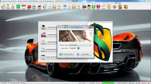 Programa Os Oficina Mecânica com Check List Vendas Estoque e Financeiro v7.0 Plus - Fpqsystem 654774