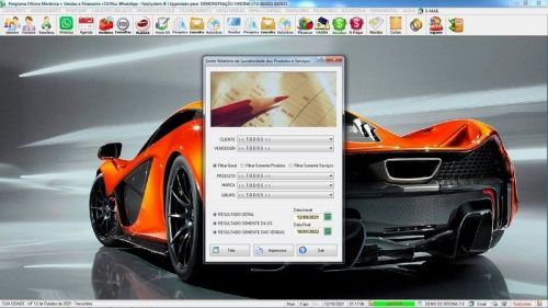 Programa Os Oficina Mecânica com Check List Vendas Estoque e Financeiro v7.0 Plus - Fpqsystem 654775