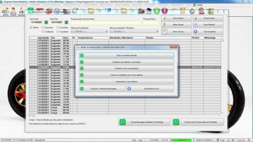 Programa Os Oficina Mecânica com Moto  Check List Vendas Estoque e Financeiro v7.1 Plus  - Fpqsystem 654897