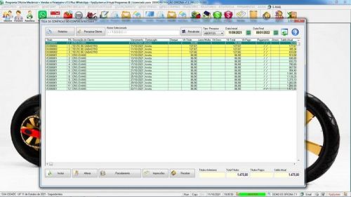 Programa Os Oficina Mecânica com Moto  Check List Vendas Estoque e Financeiro v7.1 Plus  - Fpqsystem 654909