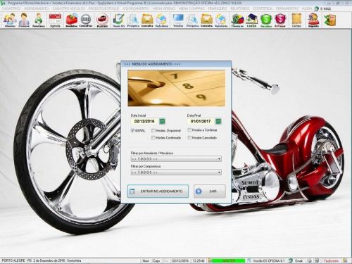 Software Os Oficina Mecânica Moto com Check List Vendas Estoque e Financeiro v6.1 Plus - Fpqsystem 660891