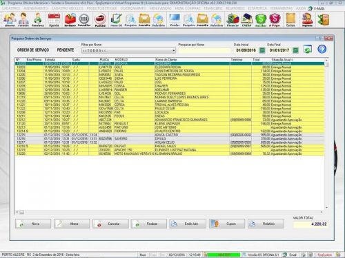 Software Os Oficina Mecânica Moto com Check List Vendas Estoque e Financeiro v6.1 Plus - Fpqsystem 660898