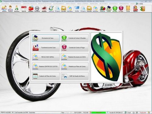 Software Os Oficina Mecânica Moto com Check List Vendas Estoque e Financeiro v6.1 Plus - Fpqsystem 660905