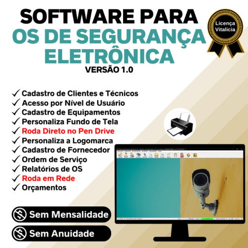 Software Os Segurança Eletrônica v1.0 - Fpqsystem 681537